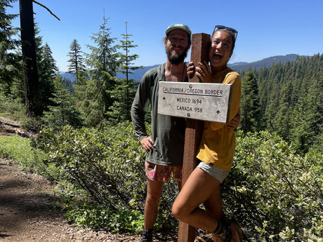 Crossing into Oregon!