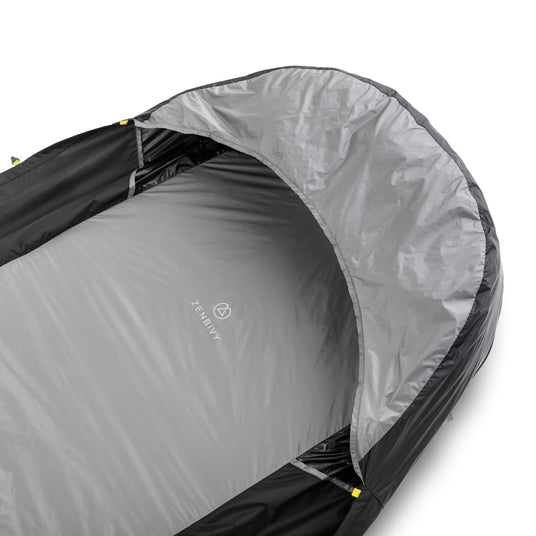 Close up of Zenbivy Fast Sheet with uninsulated hood