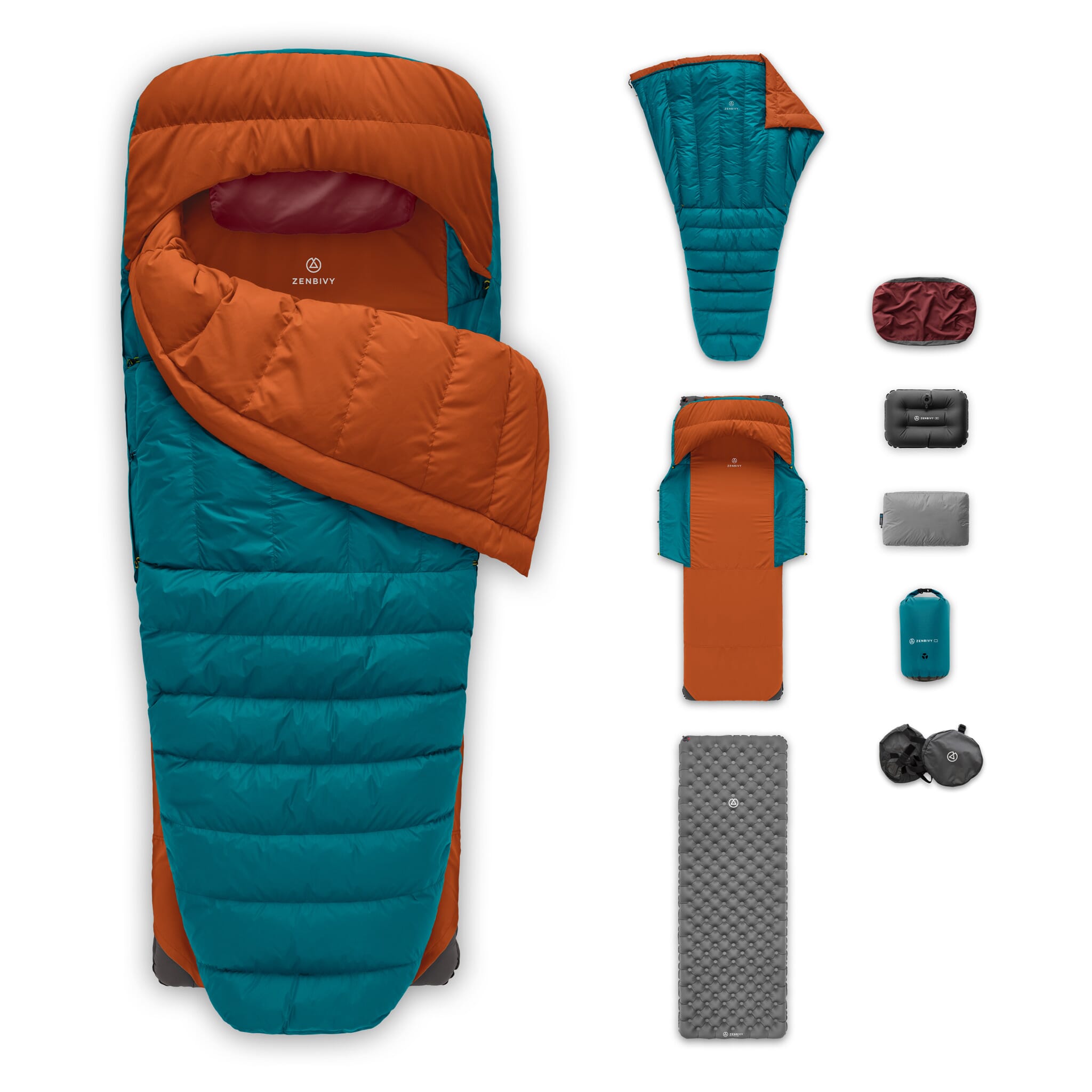 Comfort Backpacking Sleep System | Zenbivy Core Bed Bundle
