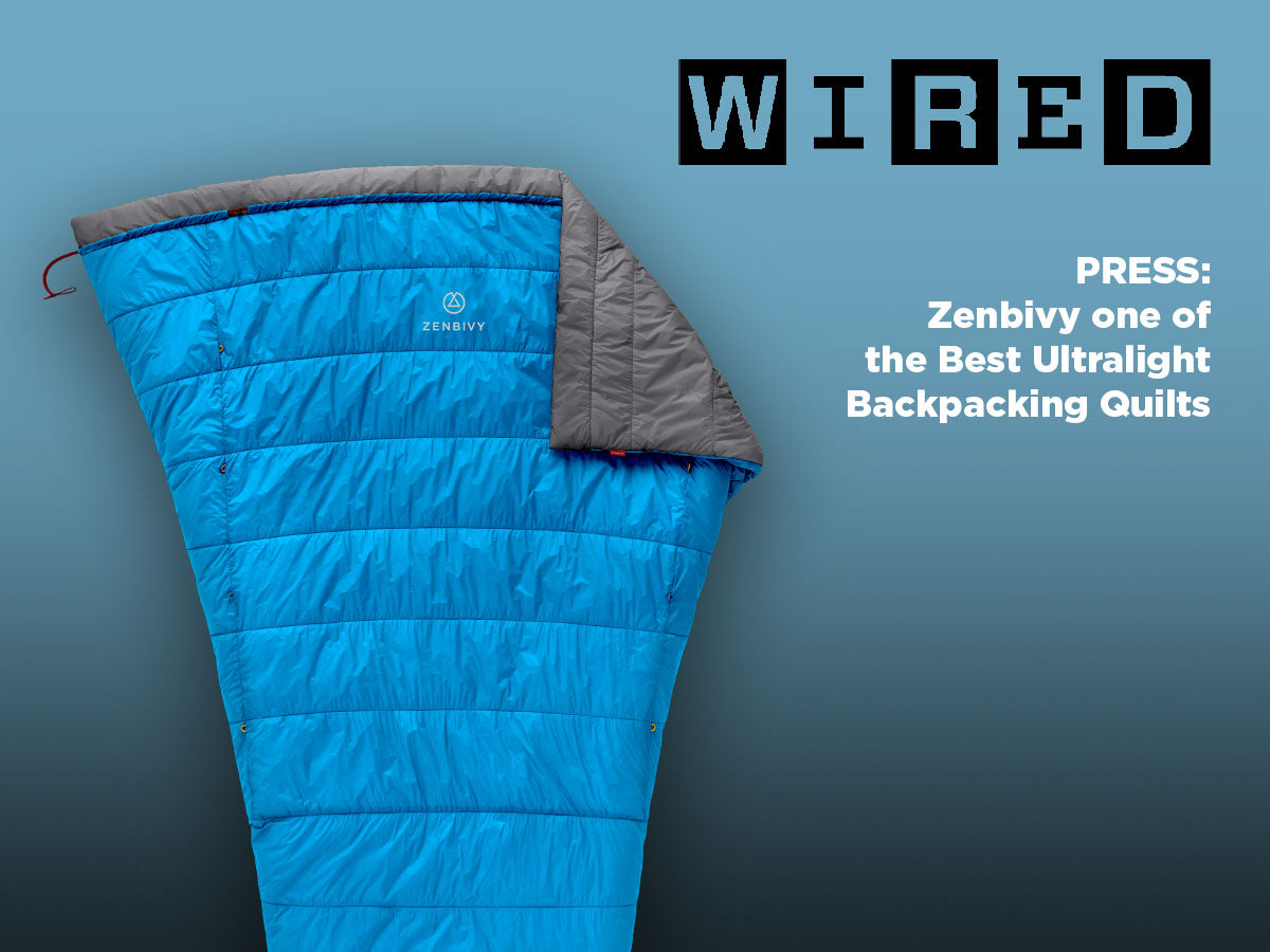 PRESS: Zenbivy One of the Best Ultralight Backpacking Quilts