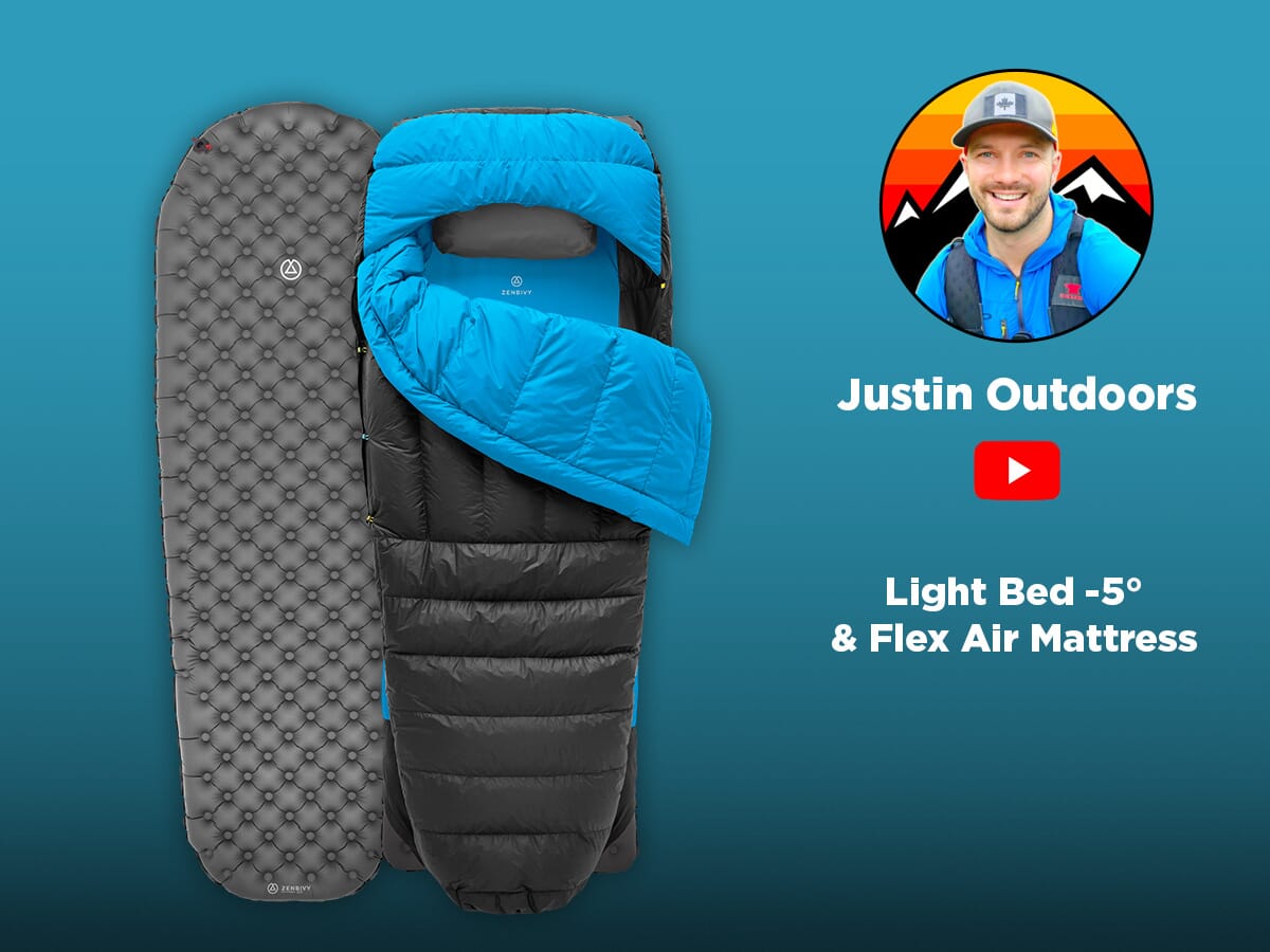 WATCH: Justin Outdoors Tests the Light Bed -5°F