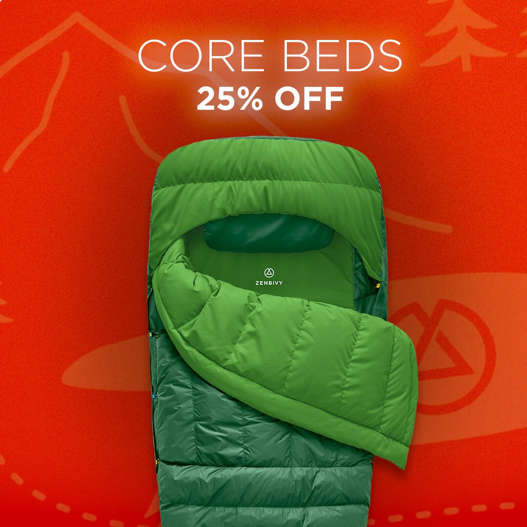 Zenbivy Backpacking Sleep System | Shop Core Bed