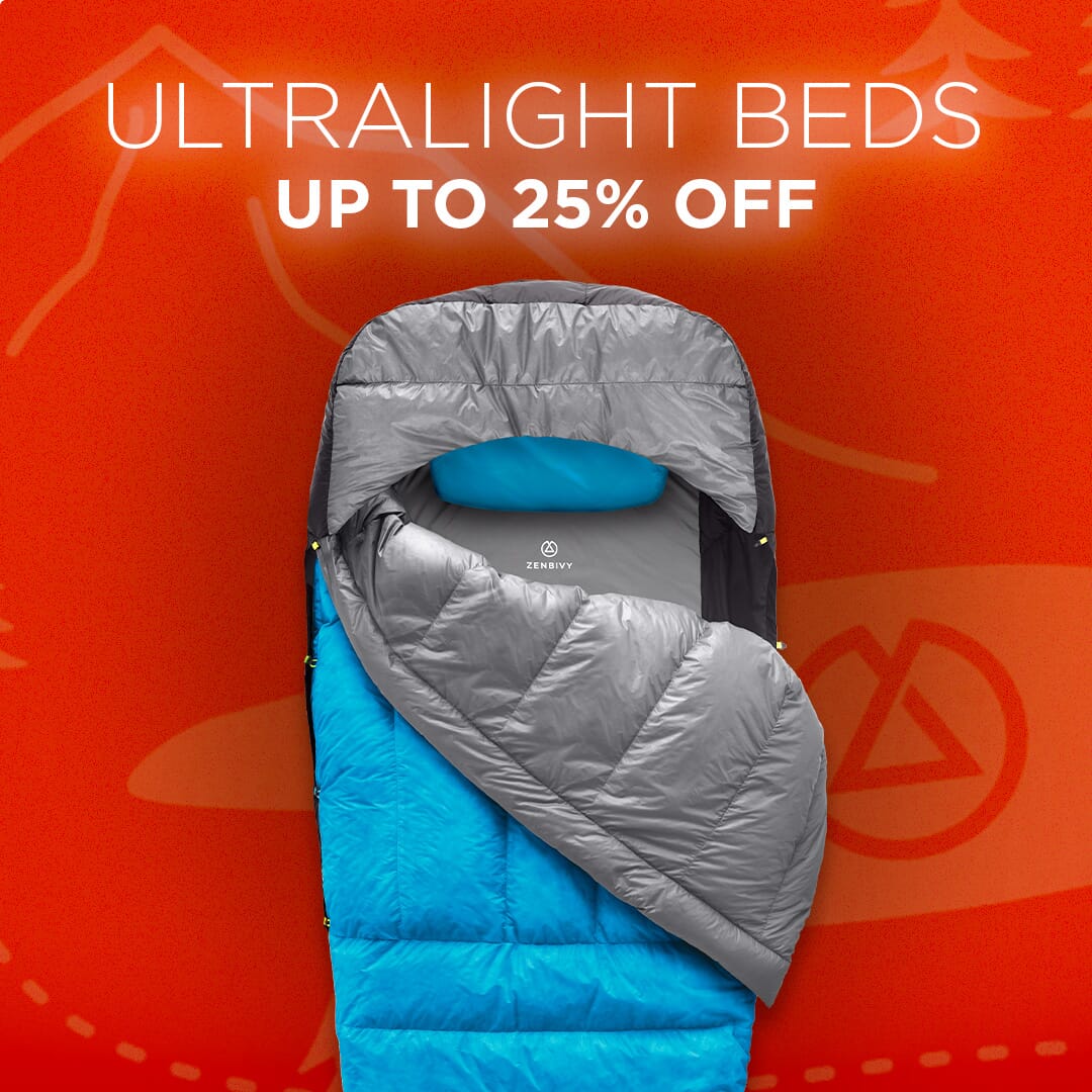 The Zenbivy Ultralight Bed | Ultralight. Supremely Comfortable.