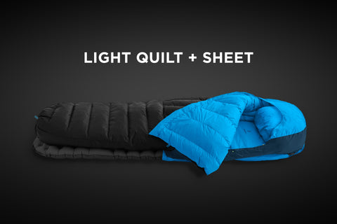 Draft-Free Backpacking Sleep System | Zenbivy Light Bed