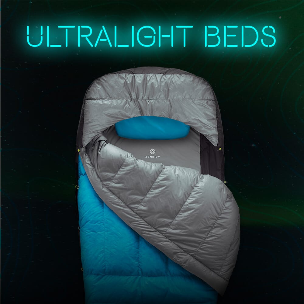 The Zenbivy Ultralight Bed | Ultralight. Supremely Comfortable.